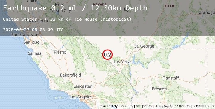 Map of 51 km NNW of Pahrump, Nevada