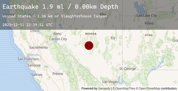 Map of 55 km S of Kingston, Nevada