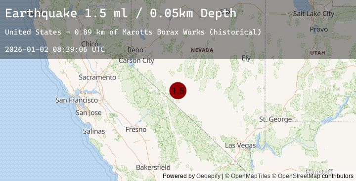 Map of 35 km SSE of Mina, Nevada