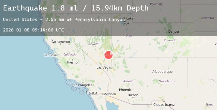 Map of 32 km S of Caliente, Nevada