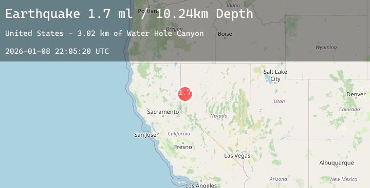 Map of 8 km N of Sutcliffe, Nevada