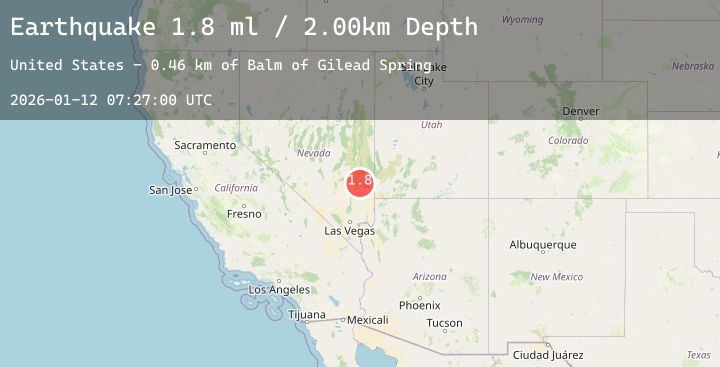Map of 17 km WSW of Caliente, Nevada