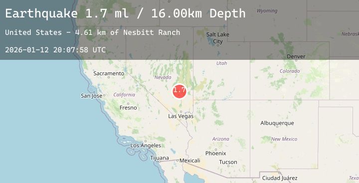 Map of 4 km W of Hiko, Nevada