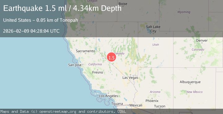 Map of 35 km SE of Mina, Nevada