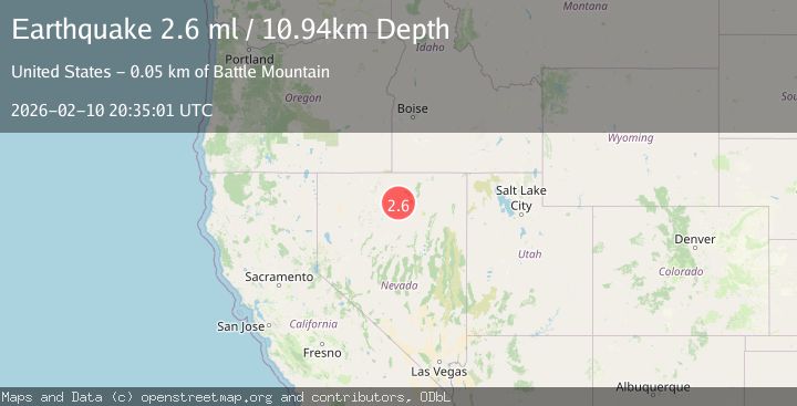 Map of 48 km NE of Valmy, Nevada