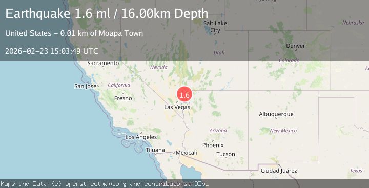 Map of 12 km NE of Moapa Town, Nevada