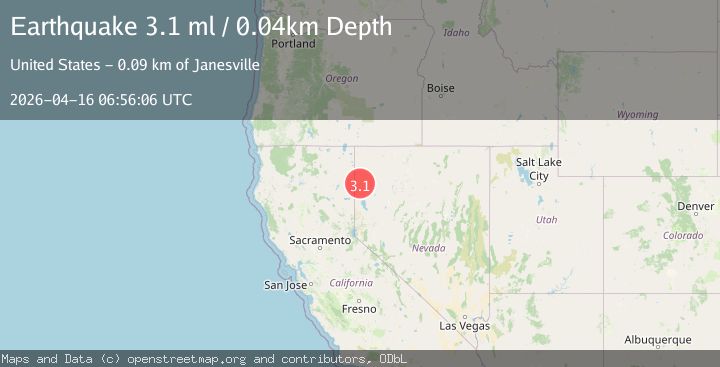Map of 32 km WNW of Gerlach, Nevada
