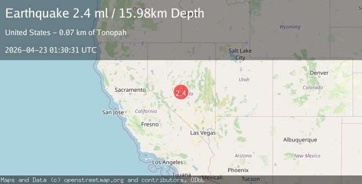 Map of 55 km S of Kingston, Nevada