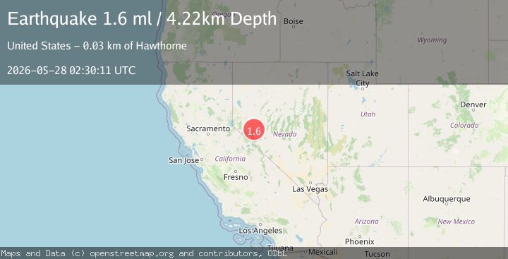 Map of 21 km NE of Walker Lake, Nevada