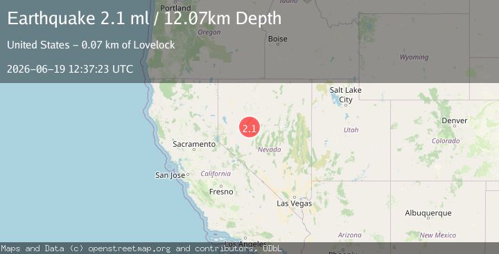 Map of 68 km ENE of Fallon Station, Nevada