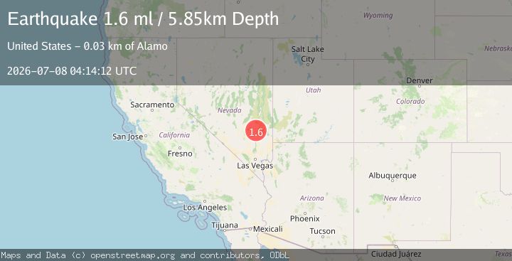 Map of 14 km E of Hiko, Nevada