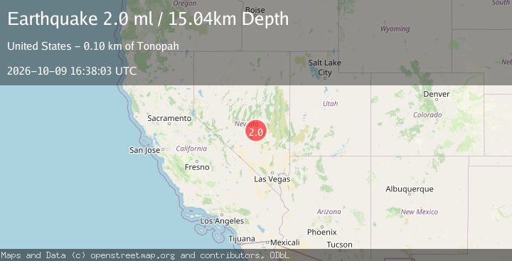 Map of 75 km NNW of Rachel, Nevada