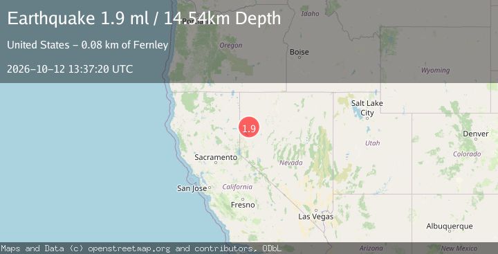 Map of 28 km S of Empire, Nevada