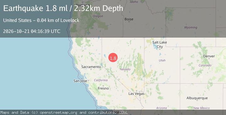 Map of 35 km S of Lovelock, Nevada