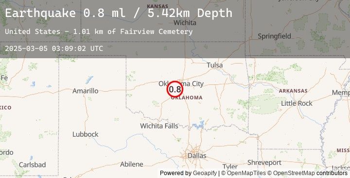 Map of 3 km SE of Tuttle, Oklahoma