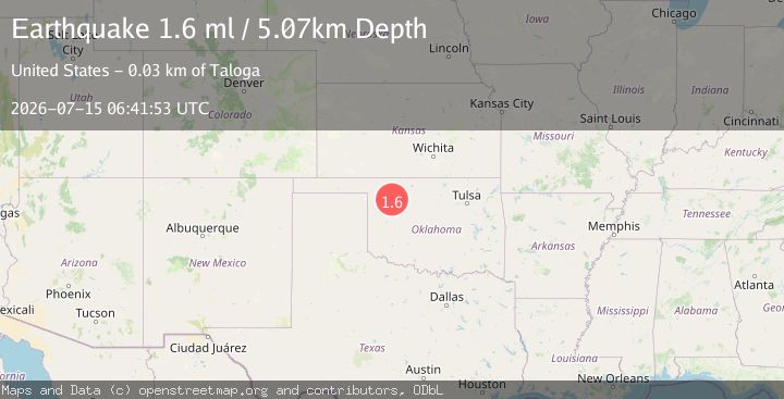 Map of 8 km NNW of Chester, Oklahoma