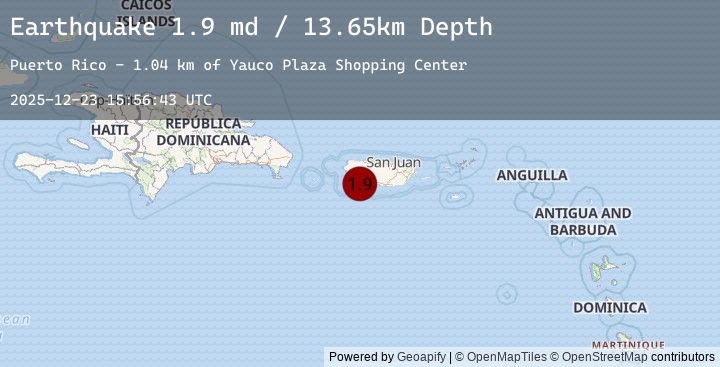 Map of 2 km E of Palomas, Puerto Rico