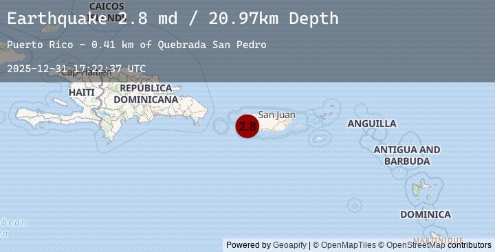 Map of 3 km N of San Germán, Puerto Rico