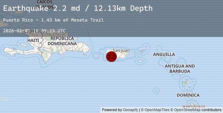 Map of 2 km NNW of Guayanilla, Puerto Rico