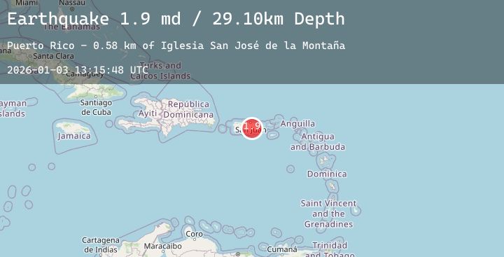 Map of 3 km E of G. L. Garcia, Puerto Rico