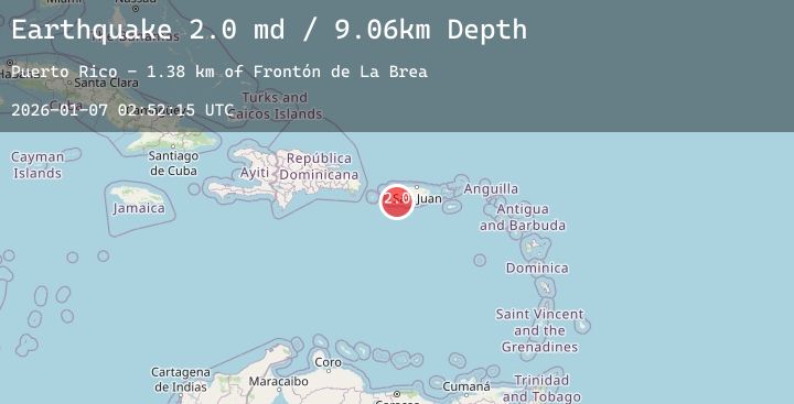 Map of 5 km S of Guánica, Puerto Rico