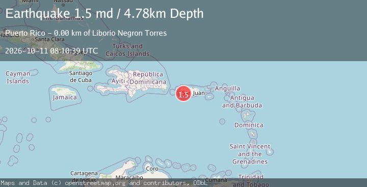 Map of 3 km S of Liborio Negron Torres, Puerto Rico