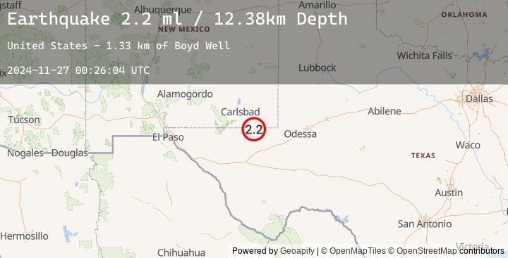 Map of 35 km NW of Mentone, Texas