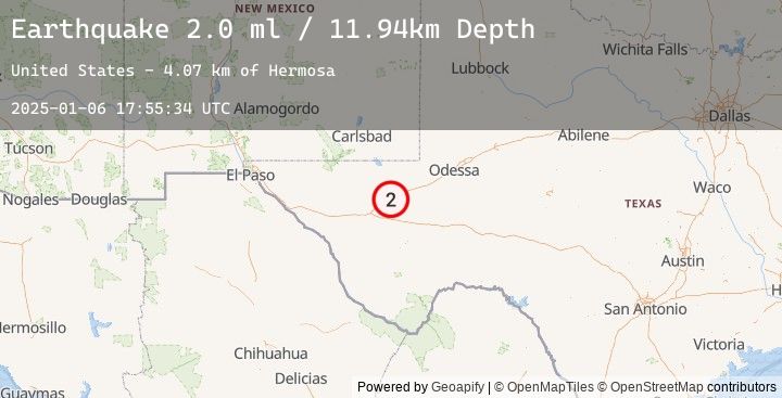 Map of 10 km WSW of Lindsay, Texas