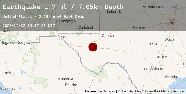 Map of 11 km ENE of Balmorhea, Texas