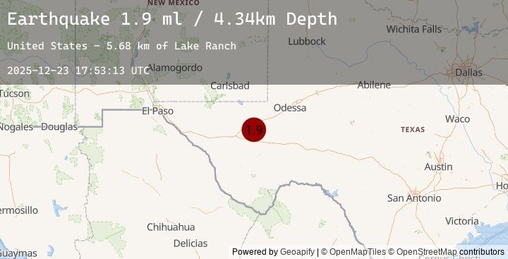 Map of 12 km SSE of Lindsay, Texas