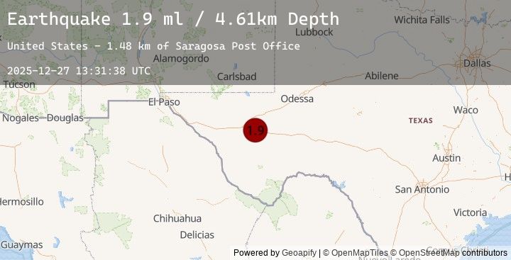 Map of 8 km ENE of Balmorhea, Texas