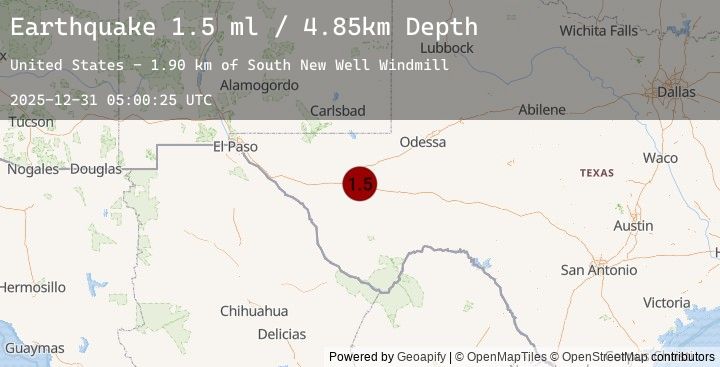 Map of 8 km N of Balmorhea, Texas