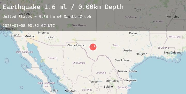Map of 15 km NE of Balmorhea, Texas