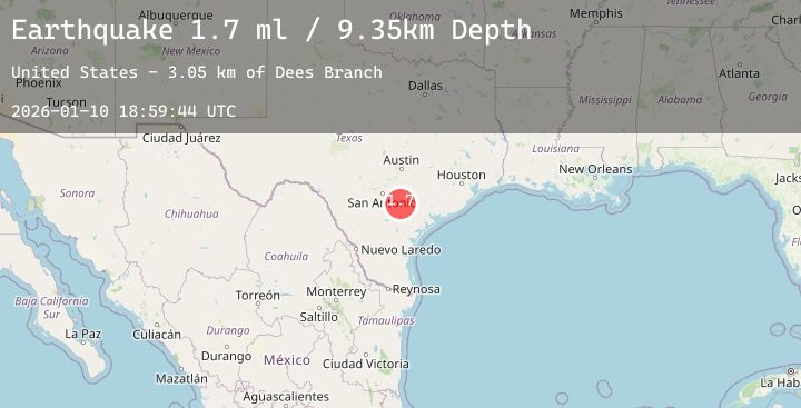 Map of 20 km NNW of Runge, Texas