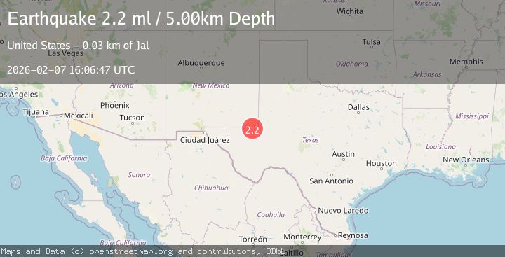 Map of 27 km SW of Jal, New Mexico