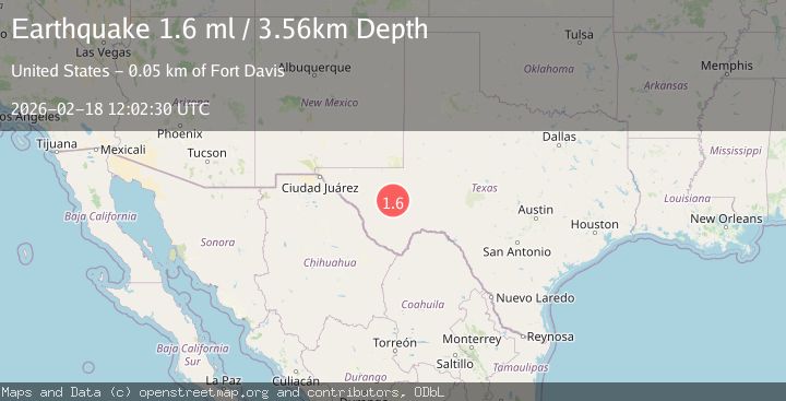 Map of 27 km ESE of Balmorhea, Texas