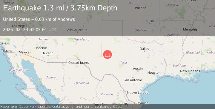 Map of 31 km E of McKinney Acres, Texas