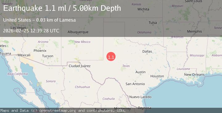 Map of 21 km WSW of Ackerly, Texas