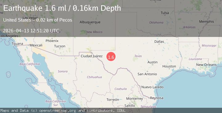 Map of 16 km SW of Lindsay, Texas