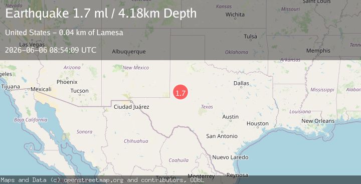 Map of 37 km SSW of Los Ybanez, Texas