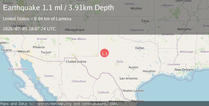Map of 36 km SSW of Los Ybanez, Texas