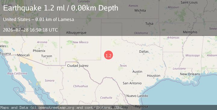 Map of 8 km S of Los Ybanez, Texas