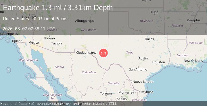 Map of 7 km S of Toyah, Texas