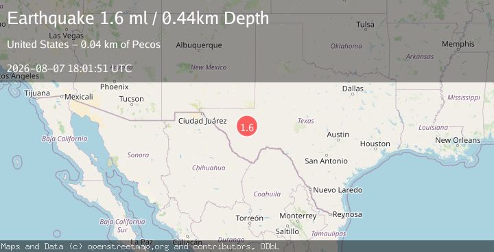 Map of 20 km ENE of Balmorhea, Texas