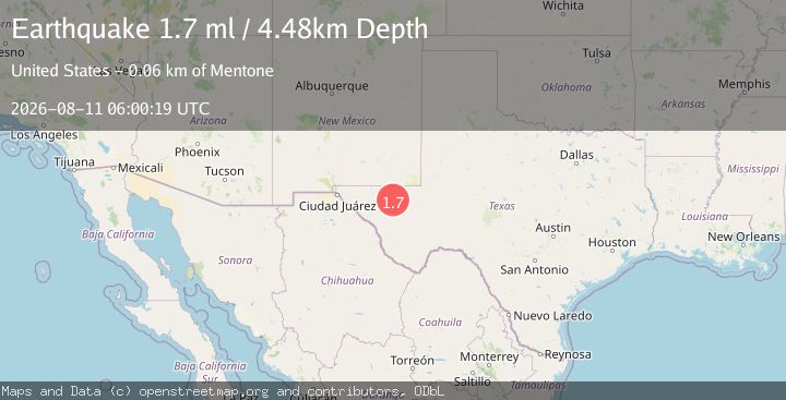 Map of 41 km NW of Toyah, Texas