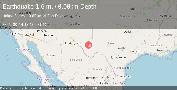 Map of 5 km NW of Balmorhea, Texas