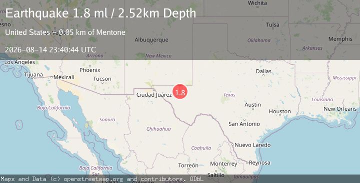 Map of 42 km NW of Toyah, Texas