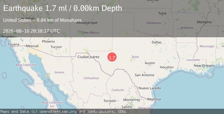 Map of 7 km N of Coyanosa, Texas