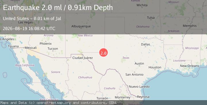 Map of 13 km S of Jal, New Mexico