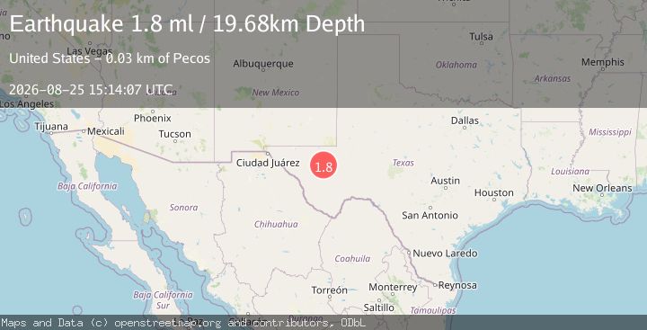 Map of 15 km SE of Toyah, Texas
